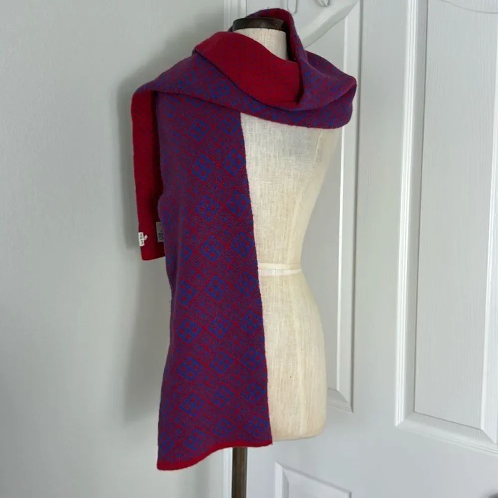 Jack Wills vintage fair isle reversible lambs lol scarf
